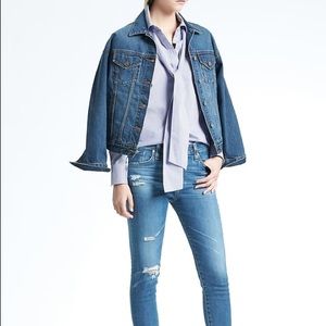 Banana Republic- Parker Tie Neck Boyfriend Tunic